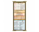 WhiteCoat Clipboard® Trifold - Tactical Brown Critical Care Edition